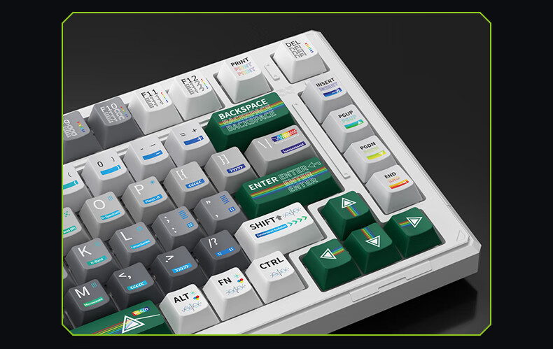 Механическая клавиатура Ikbc K75, 83 клавиши, трехрежимная, RGB-подсветка, беспроводная, Bluetooth, проводная, Xingyue Silent Switches