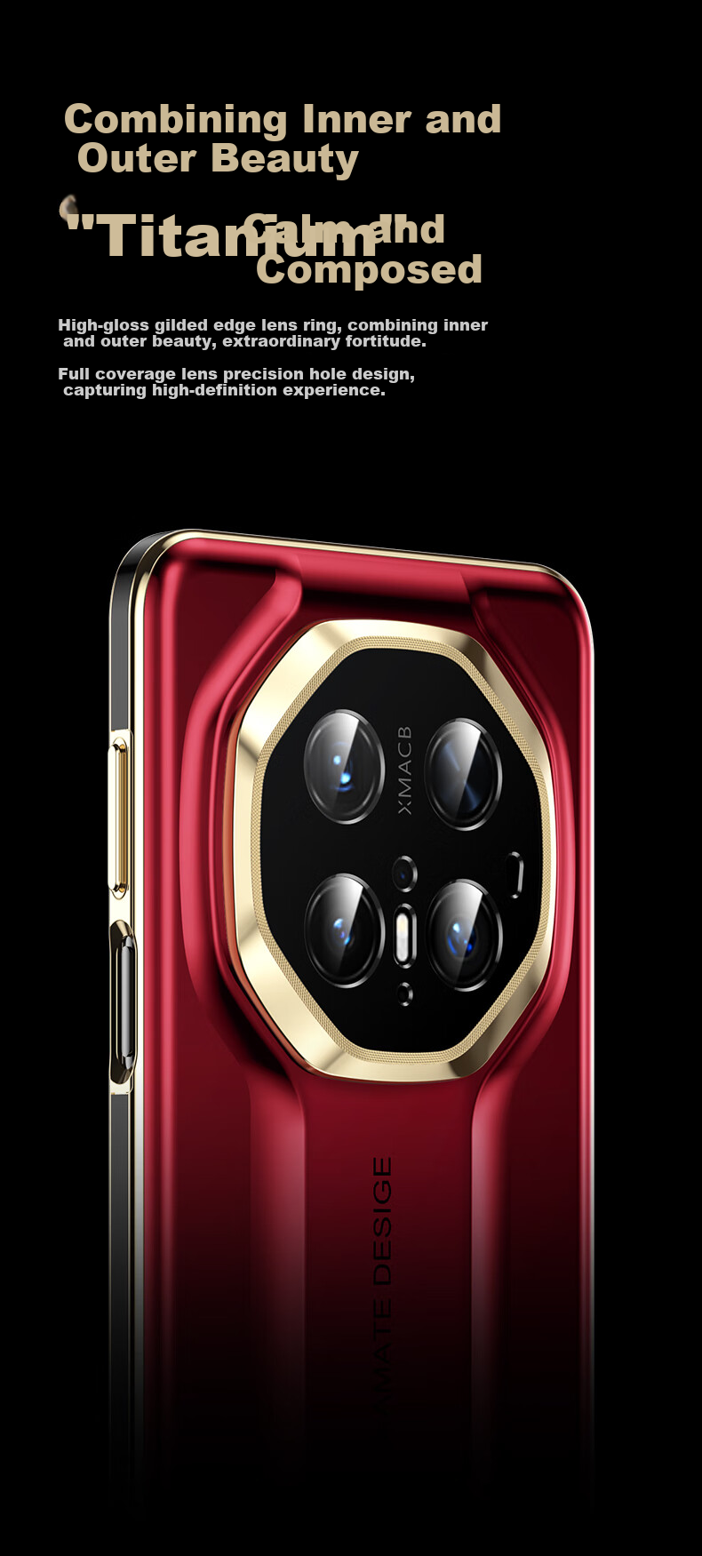 Чехол IM-CHEN для Huawei Mate70 RS, Mate70 Pro, Pro+, Porsche Piano Baked Paint, белый, защита от падения, противоударный, стиль бизнес