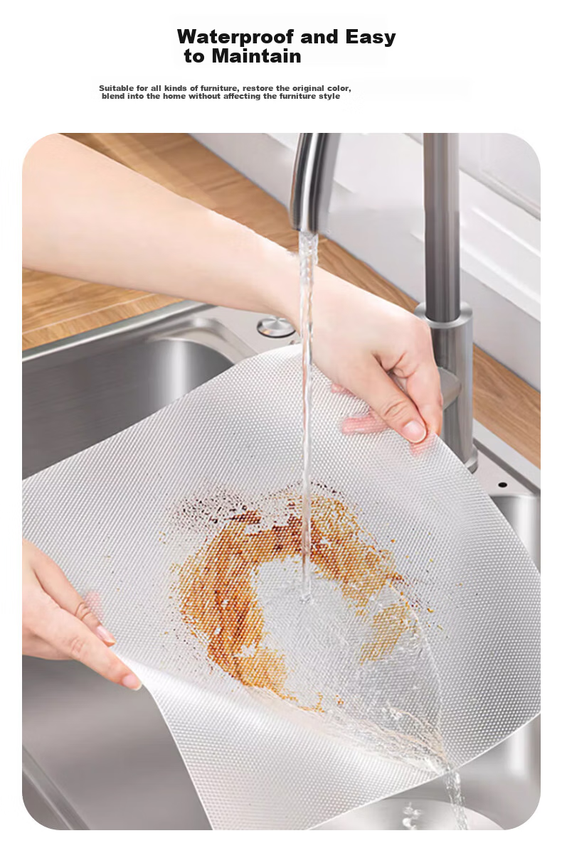 Самоклеящаяся пленка Modouyu, 0.6x5 м, для кухни, водостойкая, влагостойкая, маслостойкая, противоскользящая, противоскользящая накладка для ящиков
