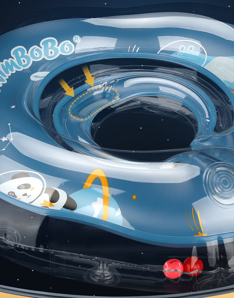 Надувной круг для плавания Swimbobo BO1002L, для младенцев, синий