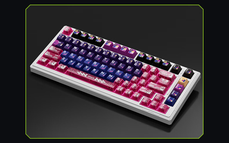 Механическая клавиатура Ikbc K75, 83 клавиши, трехрежимная, RGB-подсветка, беспроводная, Bluetooth, проводная, Xingyue Silent Switches