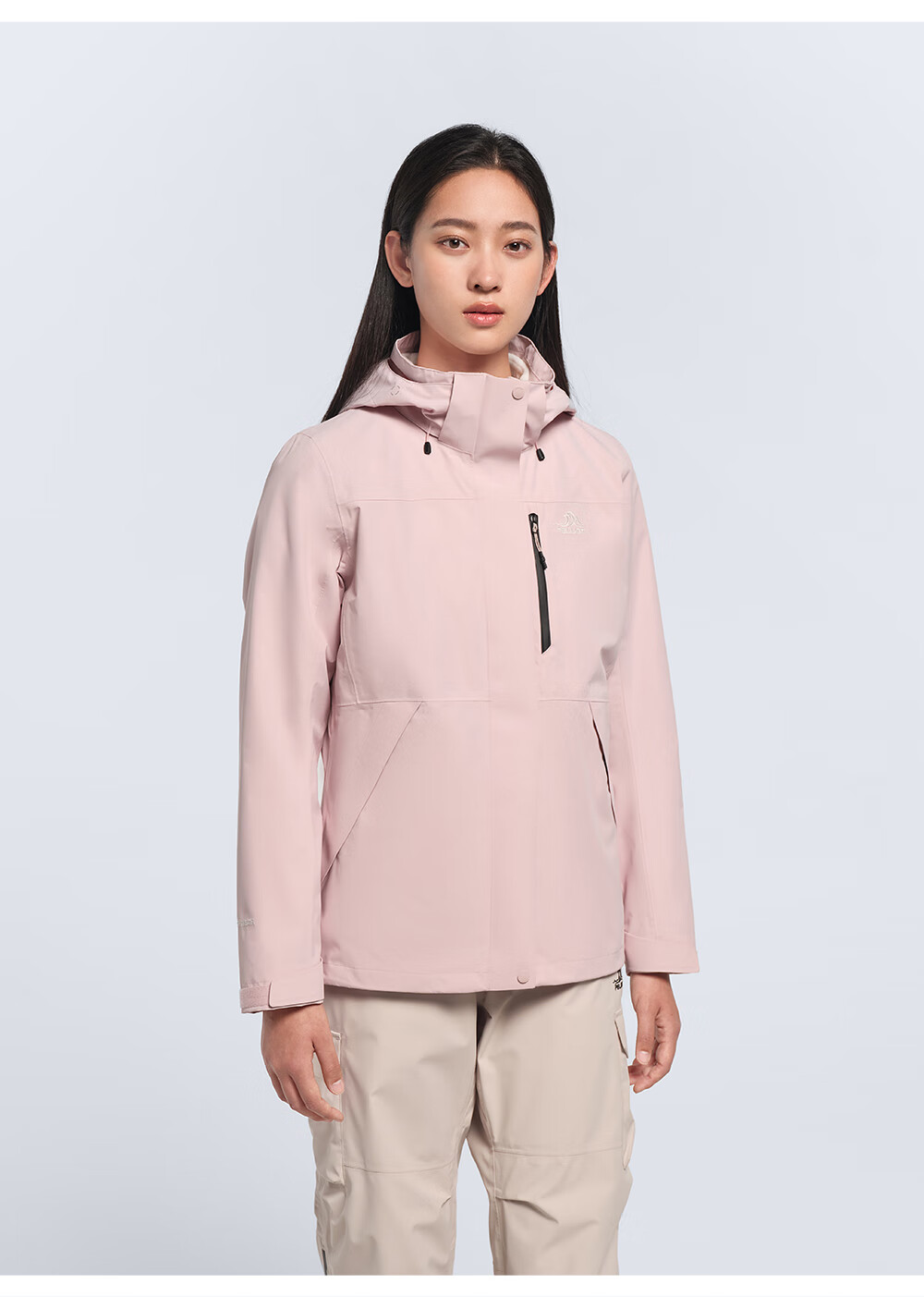 Куртка Pelliot Shanye Classic 3.0 трехслойная мужская и женская, зимнее теплое пальто, горный пурпурный, размер M