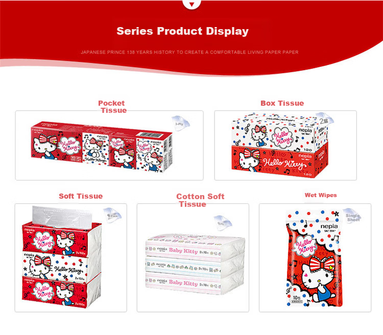 Бумажные платочки Nepia HelloKitty