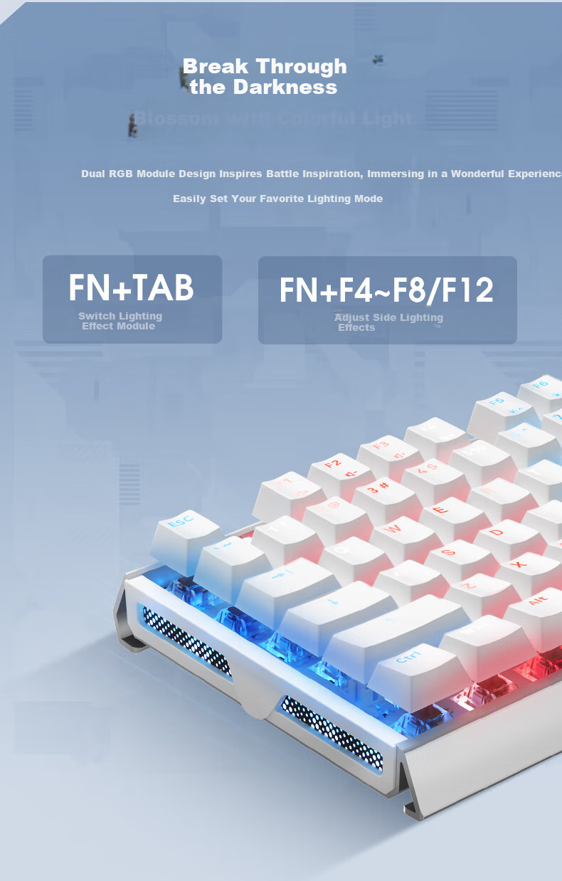 Механическая клавиатура CHERRY MX3.1, проводная, игровая и офисная, с RGB подсветкой, алюминиевый корпус, розовый, красные переключатели