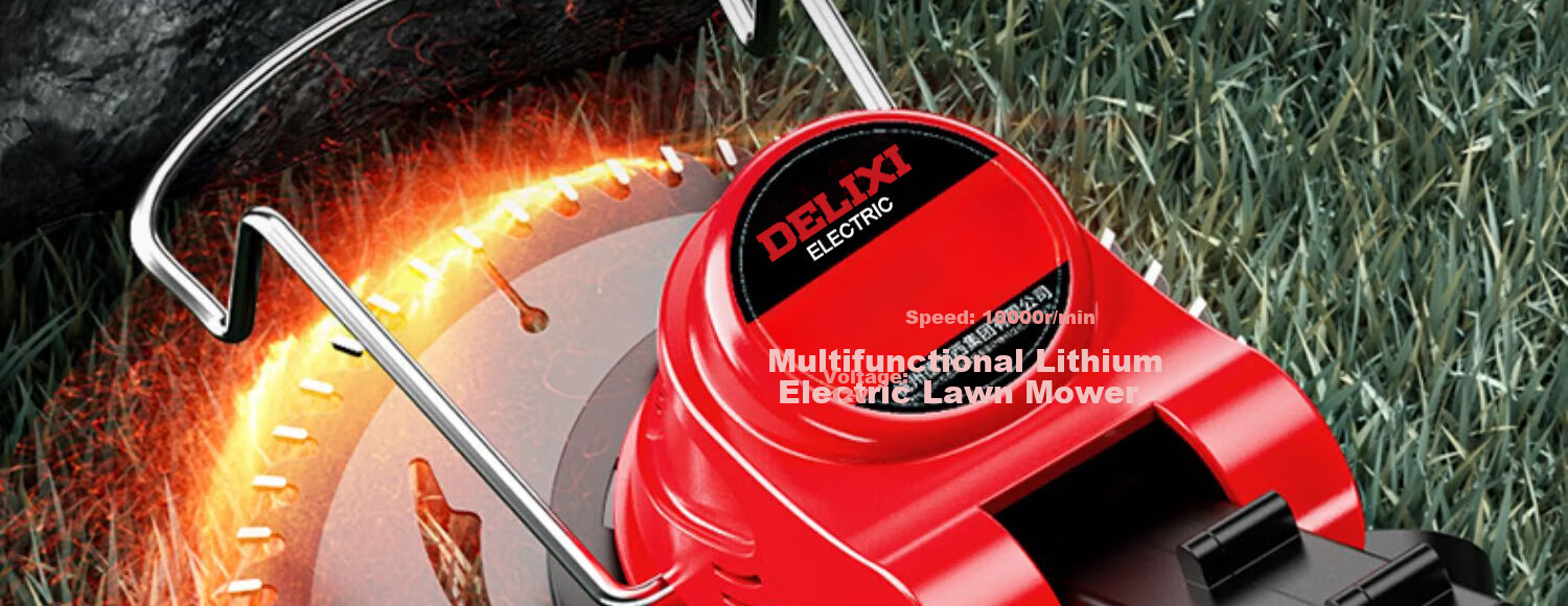 Аккумуляторная газонокосилка DELIXI ELECTRIC, триммер для травы, ручная косилка для сорняков