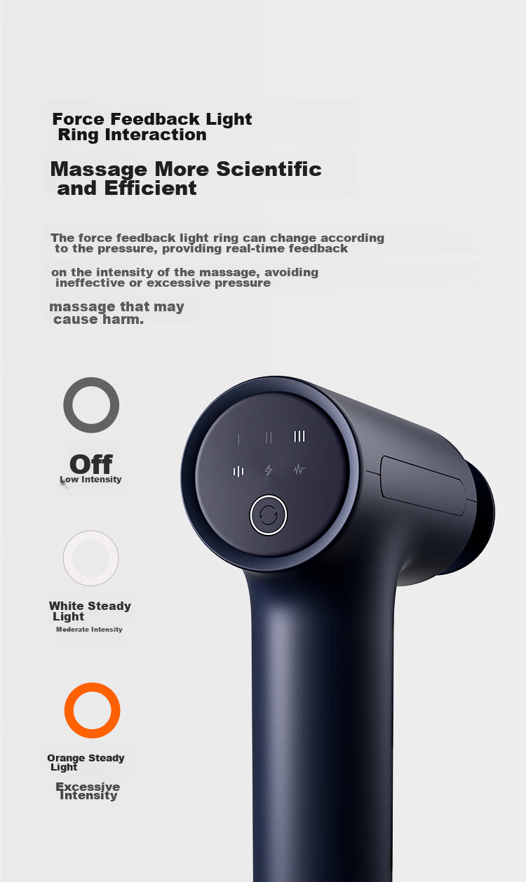 Массажный пистолет MIJIA Massage Gun 3, Xiaomi, сине-серый, для спорта и фитнеса, идеальный подарок