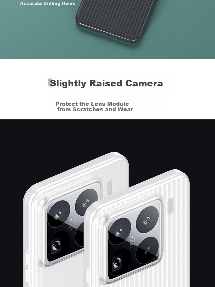 ESCASE Ультратонкий матовый чехол для Xiaomi 15 Pro, защита камеры, противоударный силиконовый чехол с простым дизайном для мужчин и женщин, грязеотталкивающий, анти-отпечатки пальцев, полупрозрачный белый