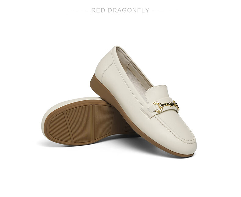 Женские лоферы RED DRAGONFLY WBB152101/02, черные, размер 36