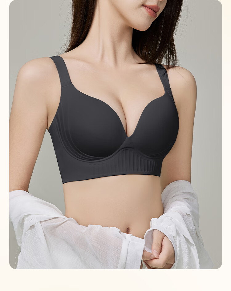 GRACEWELL Бюстгальтер Push-Up с гладкой бесшовной конструкцией для больших грудей, поддержка и подъем, предотвращение обвисания, высокий боковой каркас, контроль боковых выступов для женщин больших размеров