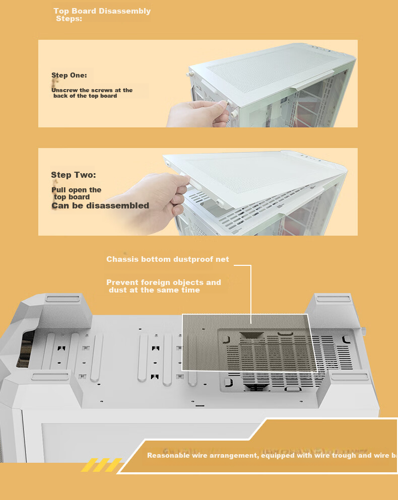 Компьютерный корпус Great Wall HIDDENBLADE H513W, белый, ATX/E-ATX/mATX/Mini-ITX, Full-Tower, с окном на боковой панели