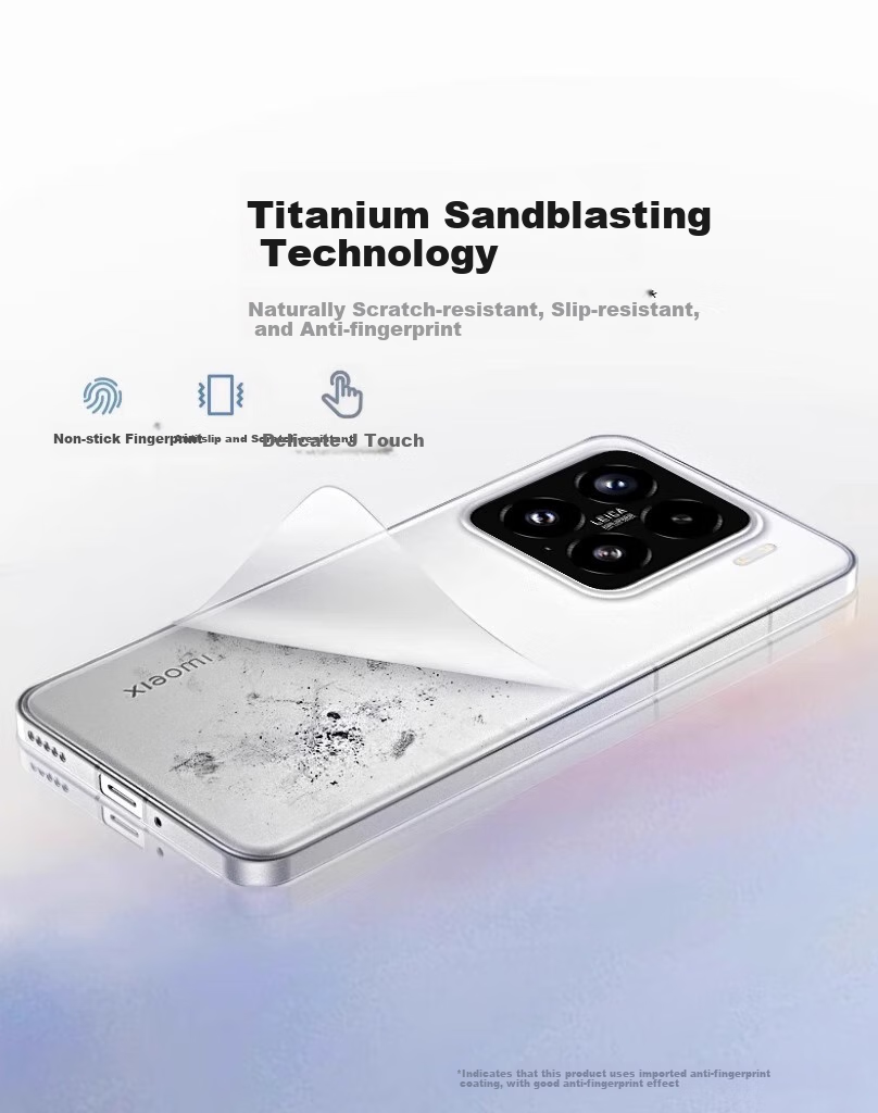 Чехол-накладка EDDGA для Xiaomi Mi 15, ультратонкий, полупрозрачный, с защитой камеры, противоударный, белый