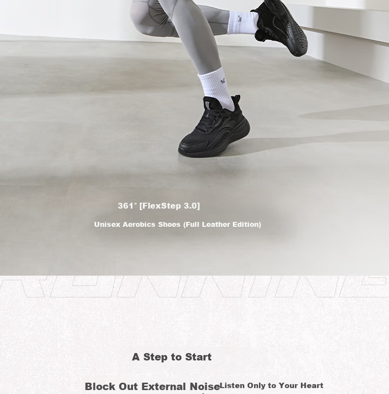 Мужские кроссовки 361° FlexStep 3.0, весенние, сетчатые, дышащие, с амортизацией, модель 672412243-4