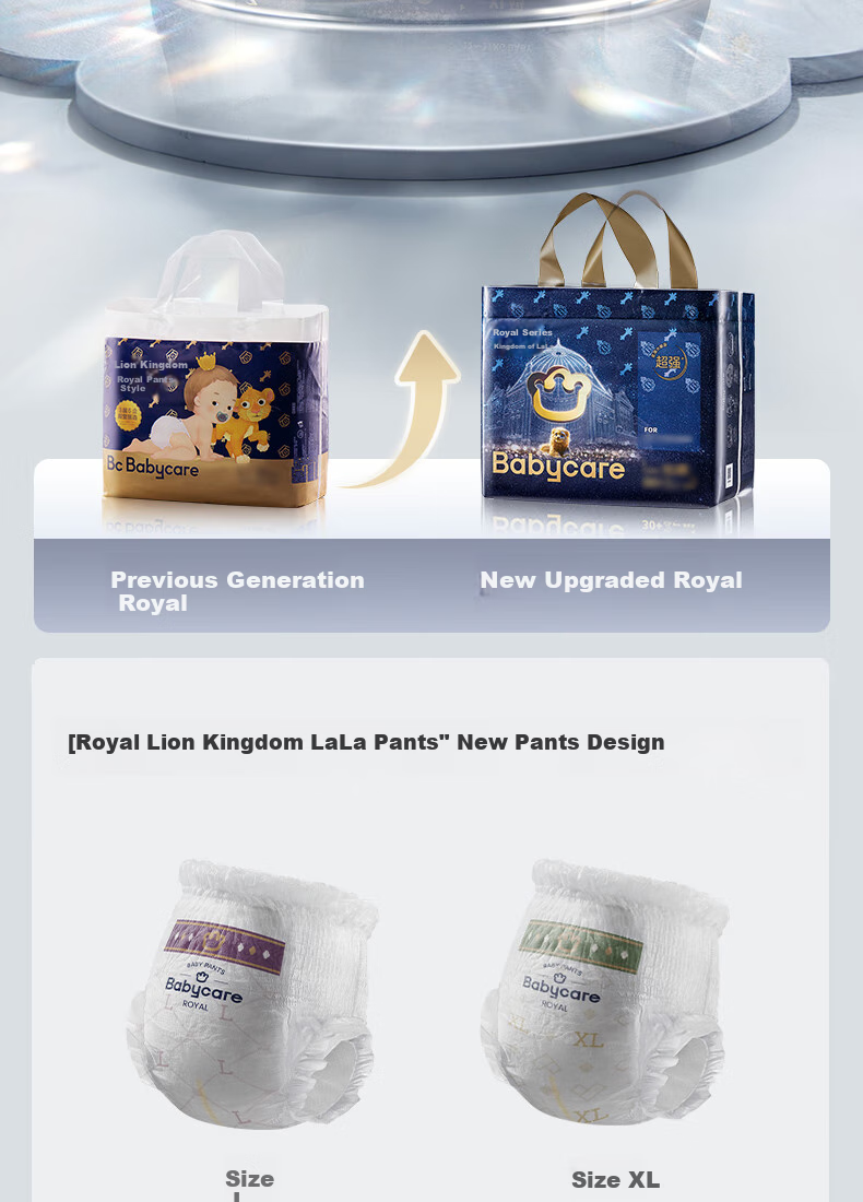 Подгузники-трусики Babycare Royal Lion Kingdom, размер XXL, 4 шт.