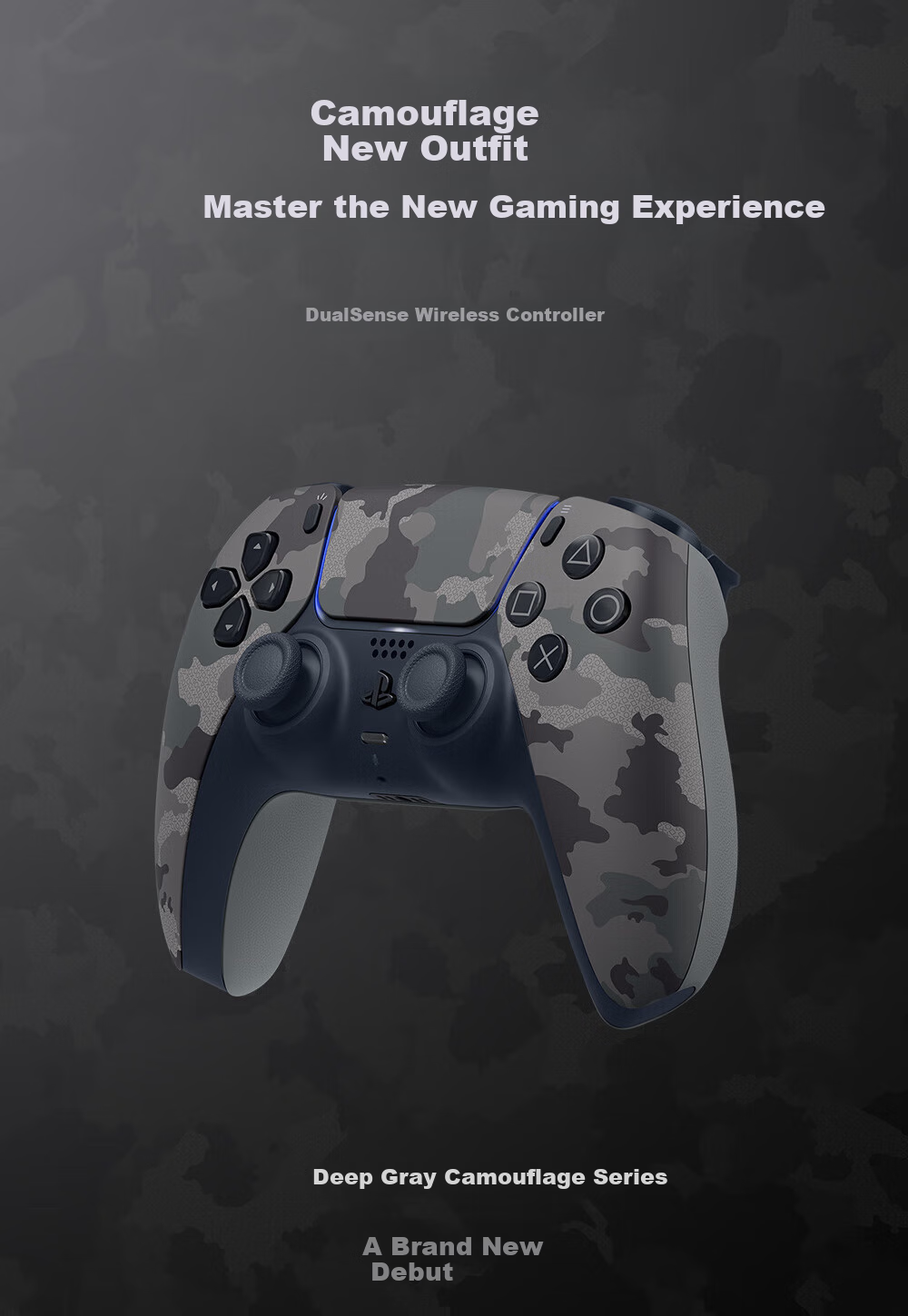 Беспроводной геймпад Sony PlayStation DualSense для PS5, PC, Steam, японская версия, камуфляж