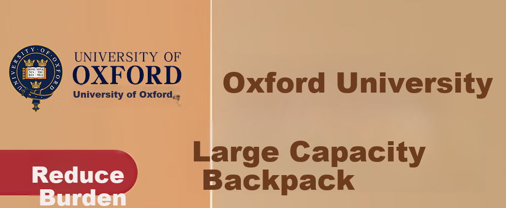 Рюкзак UNIVERSITY OF OXFORD X1195 для средней и старшей школы, большой вместимости, многофункциональный, для мальчиков и девочек, цветочный синий