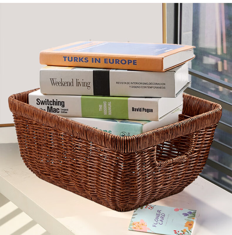 Корзина для хранения Shangkeyi, большая, для одежды, игрушек, мелочей, 39x29x19.5 см