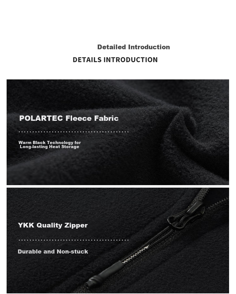 Мужская флисовая куртка Pelliot P Series Polartec, теплая, для активного отдыха, черная, размер XXL