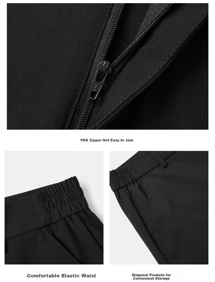 Повседневные брюки HLA для мужчин, модель Casual Pants for Men, легкая бизнес-мода, эластичные брюки с четырехсторонним растяжением, китайский Новый год