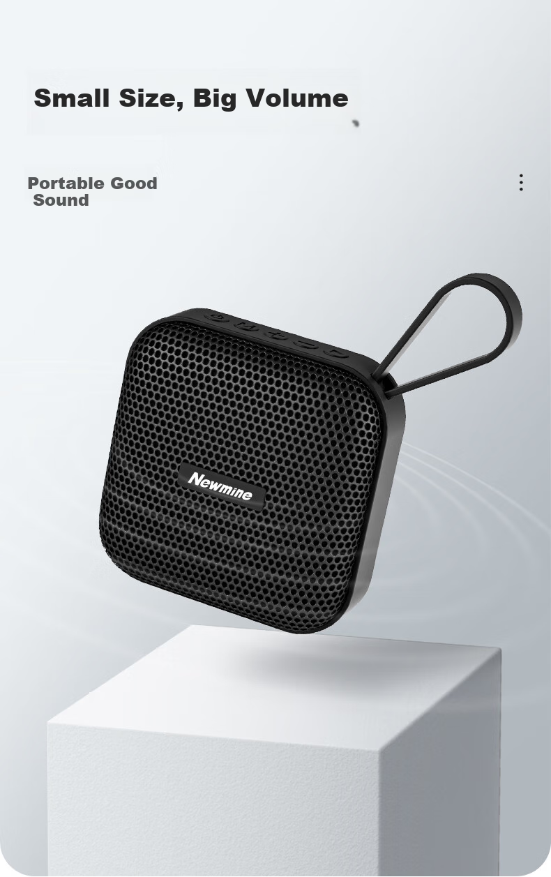 Портативная Bluetooth-колонка Newmine BT519, домашняя настольная мини-аудиосистема, беспроводной портативный сабвуфер, уличная мини-колонка с высокой громкостью, поддержкой оплаты и голосового управления