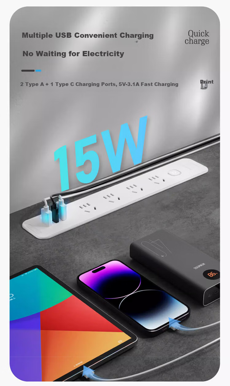 Встраиваемая розетка с USB