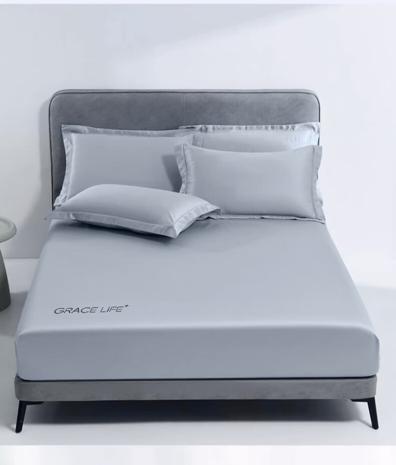 Наматрасник MUJI летний, охлаждающий, размер 180x200 см, из полиэстера, серебристо-серый