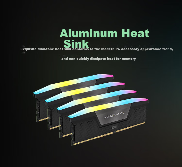 Оперативная память USCORSAIR Vengeance RGB DDR5 32GB (2x16GB) 6000MHz