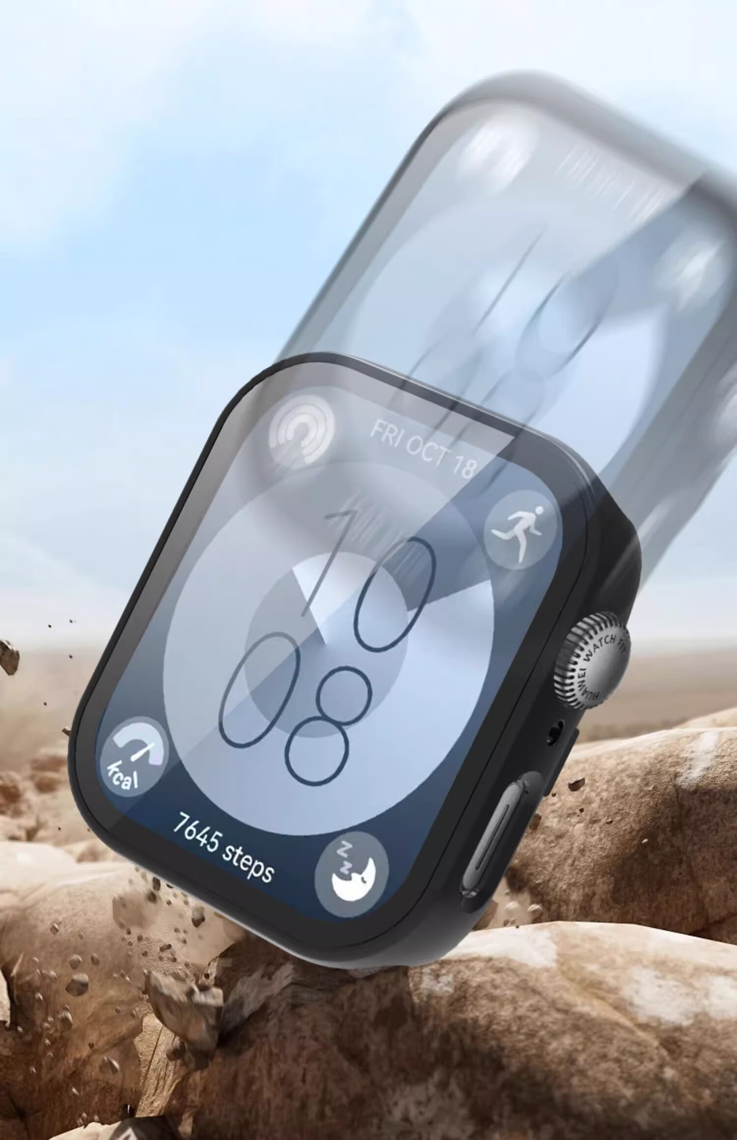 Защитный чехол-крышка с защитой экрана для Huawei WATCH FIT 3