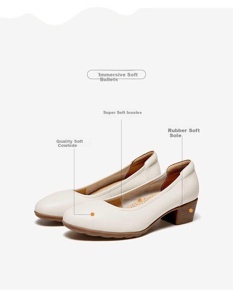 Женские туфли CAMEL P23S155021, бежевые, размер 37