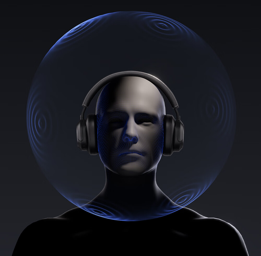 Беспроводные Bluetooth-наушники Manbuzhehuazai Halo Space с активным шумоподавлением, 2.4G, проводные, Bluetooth, трехрежимные игровые наушники, совместимые с Apple, Huawei, Xiaomi, прорывной черный
