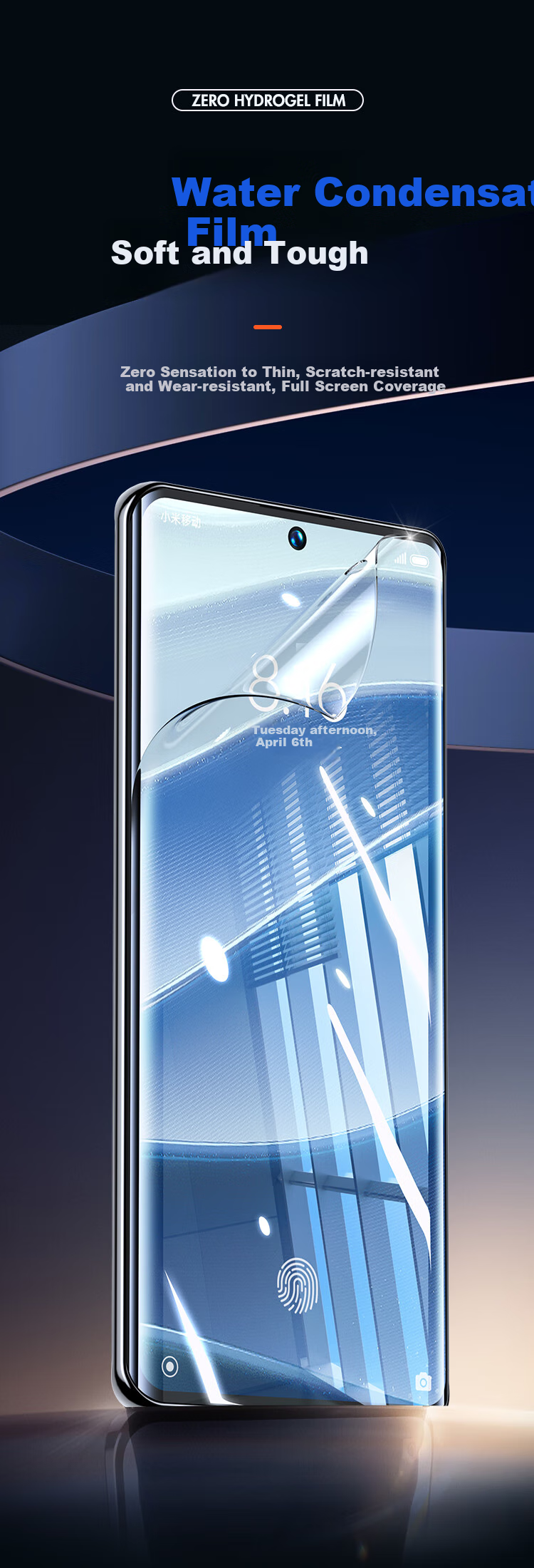 Защитная пленка BIAZE для Xiaomi Redmi Note 14 Pro+, гидрогелевая, противоударная, антиотпечатки, 2 шт.