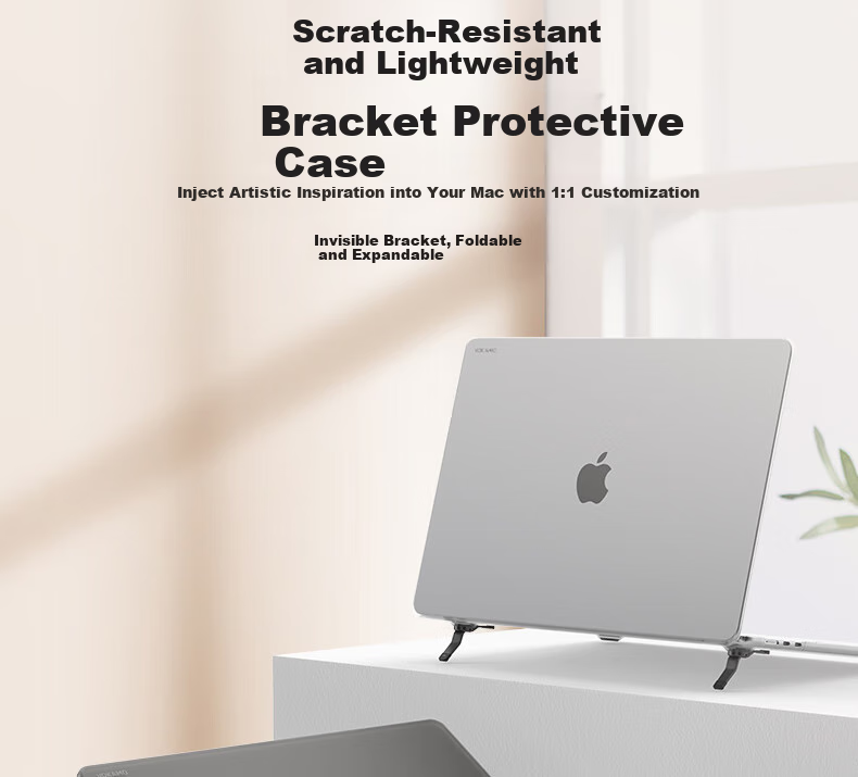 Защитная пленка VOKAMO для MacBook Pro 16/21, противоударная, устойчивая к царапинам, матовая, полупрозрачная черная