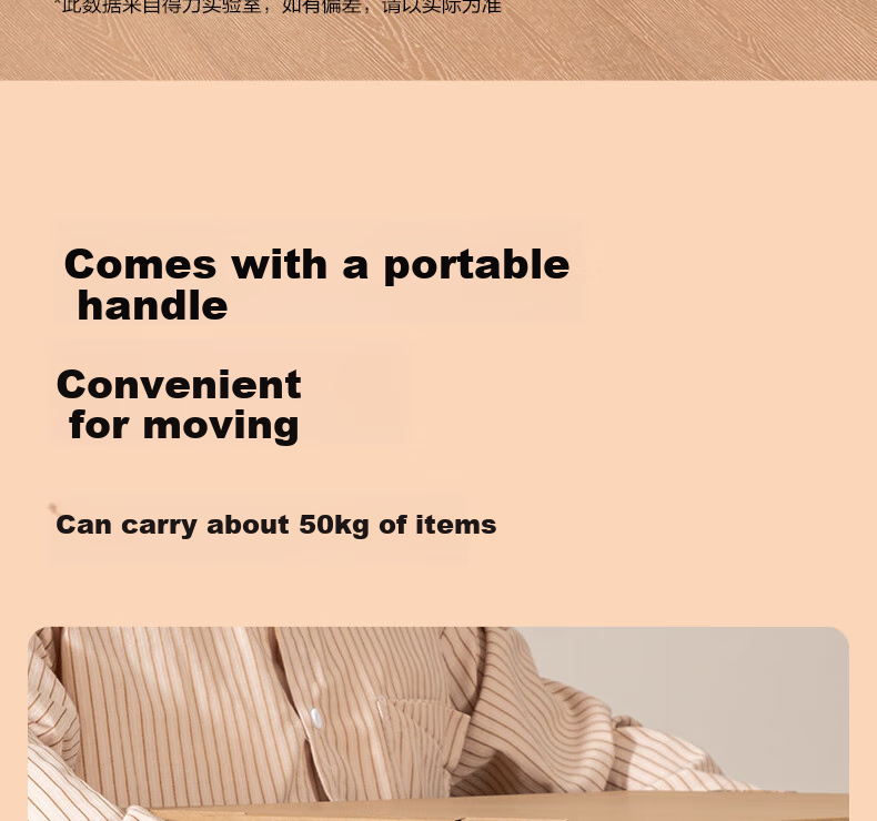 Коробки для переезда Deli PK147, 110л, 50кг, 5 шт., с крышкой и ручками, 55x40x50 см