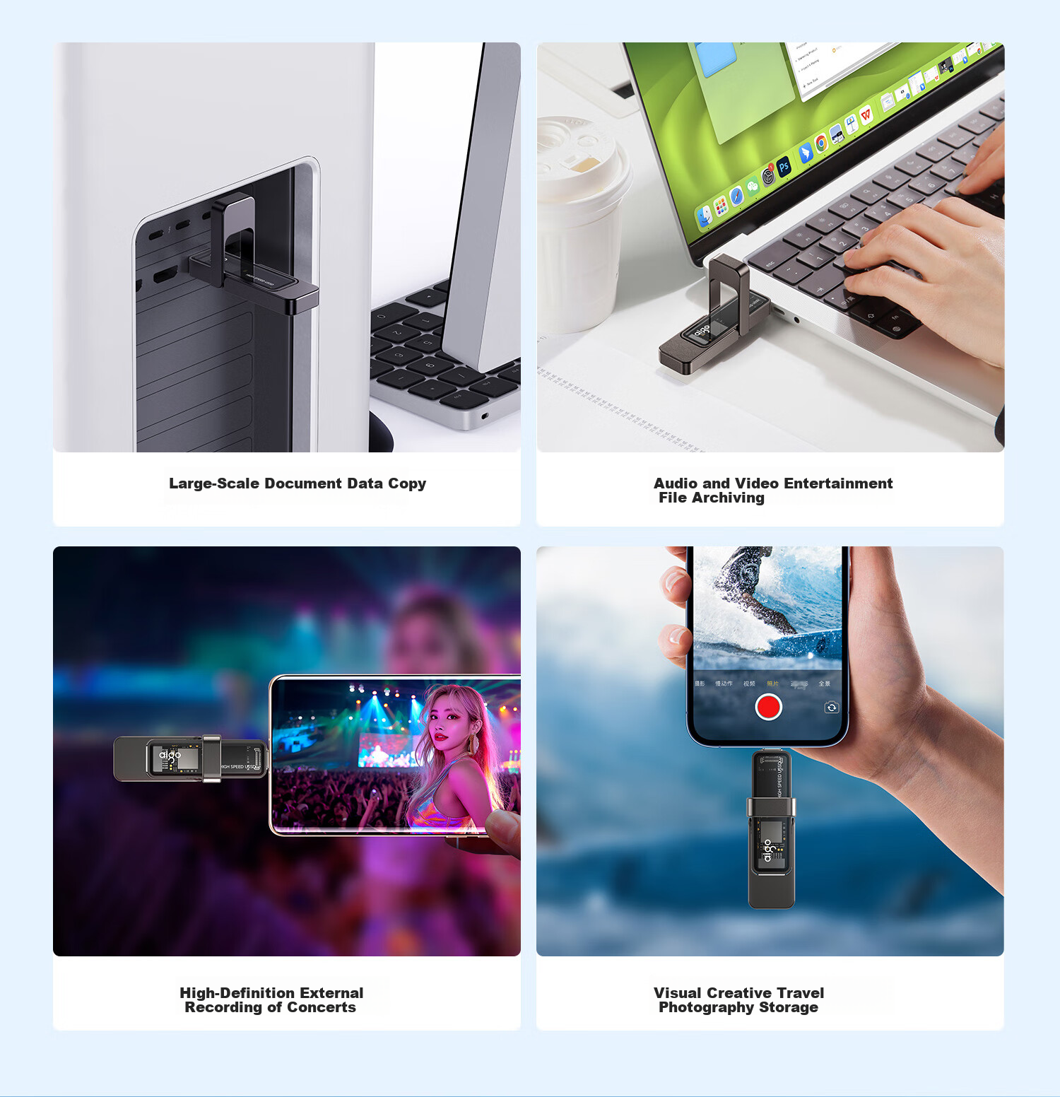 Aigo U399 1TB USB 3.2 Type-C SSD накопитель