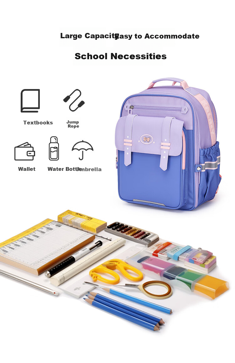 Детский рюкзак KALA·Y Cloud Backpack 3.0, ультралегкий, для начальной школы (1-4 классы), унисекс, 18 л