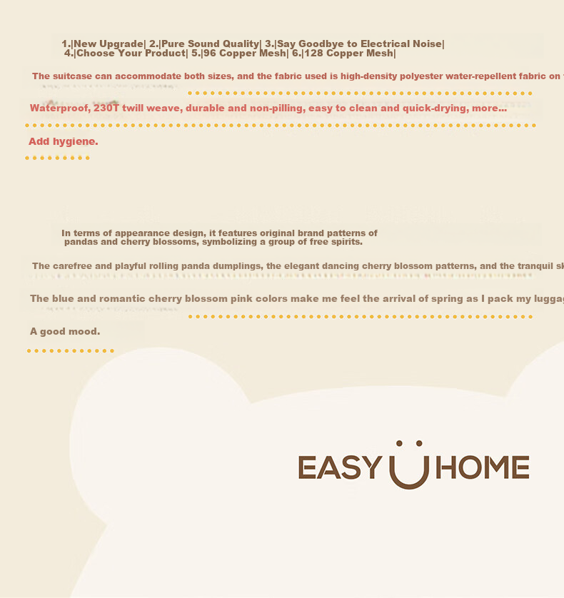Компрессионный мешок для путешествий Easy Your Home, органайзер для одежды, средний размер, стиль панда