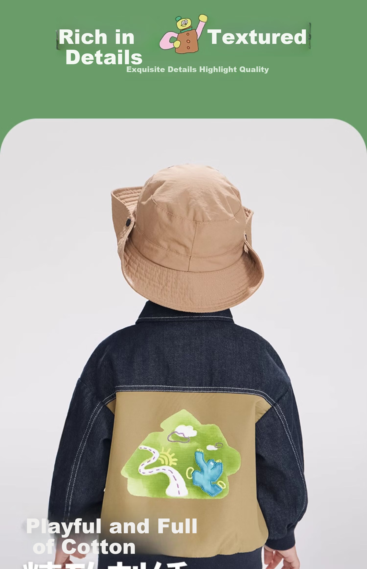 Джинсовая куртка Ciciibear для мальчиков, новый осенний стиль 2024, модная верхняя одежда для детей и малышей, синяя, размер 120