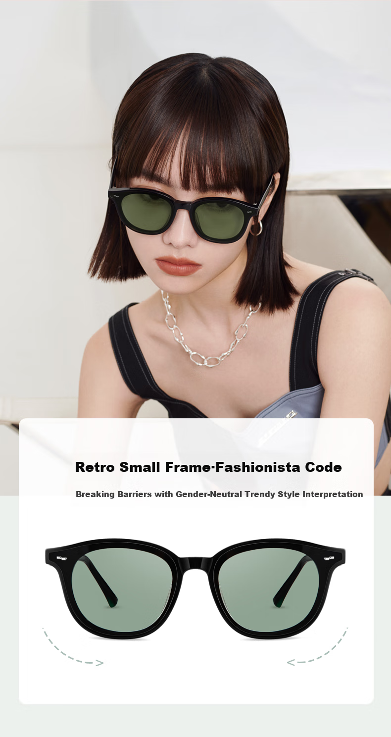 HELEN KELLER Polarized Sunglasses, Retro Small Frame, for Men And Women, Driving-Specific, UV Protection, H5285H02