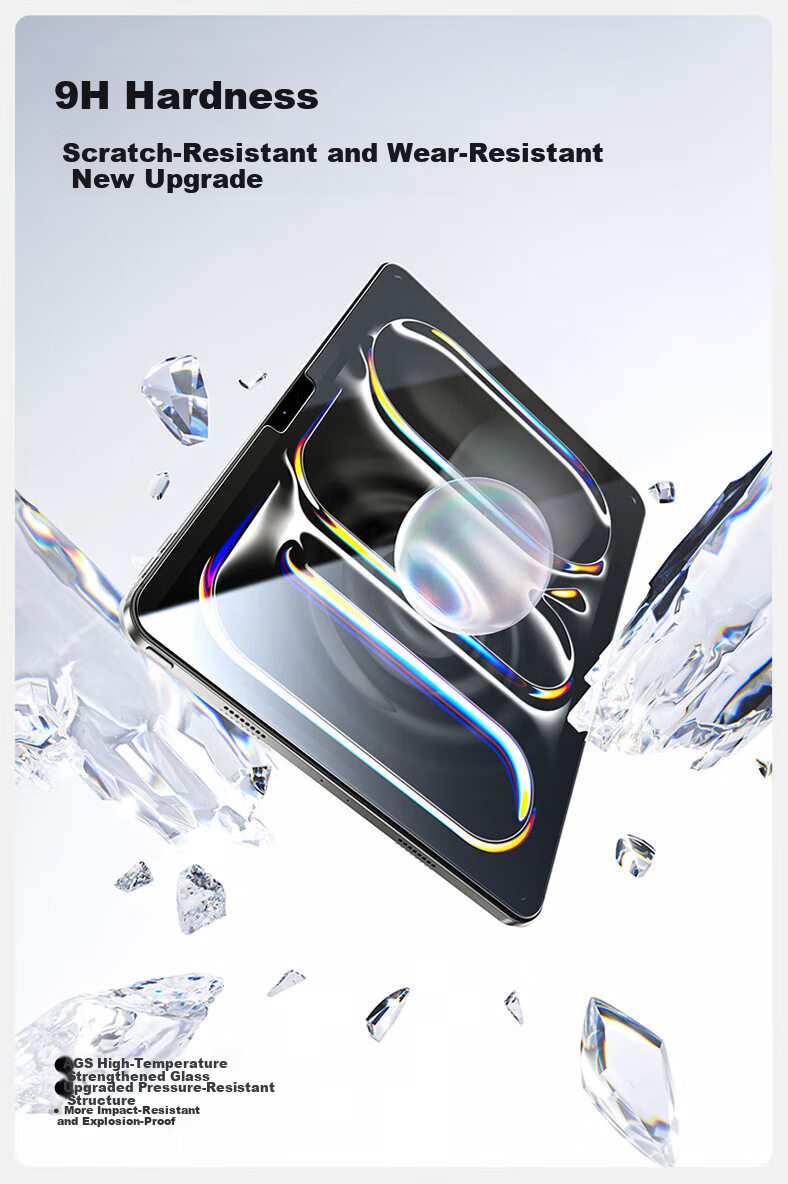Защитное стекло для iPad 11 (10/11 поколение) Shanmo, антибликовое, антисинее, HD Full Screen Coverage, без белой рамки, защита от отпечатков пальцев, противоударное