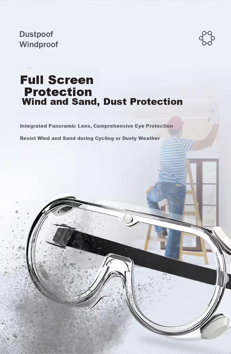 Защитные очки BDS BAO DUN SAFETY SG-60002, ударопрочные, противотуманные, ветрозащитные, пылезащитные, для защиты труда, антибрызги, для шлифовки и резки