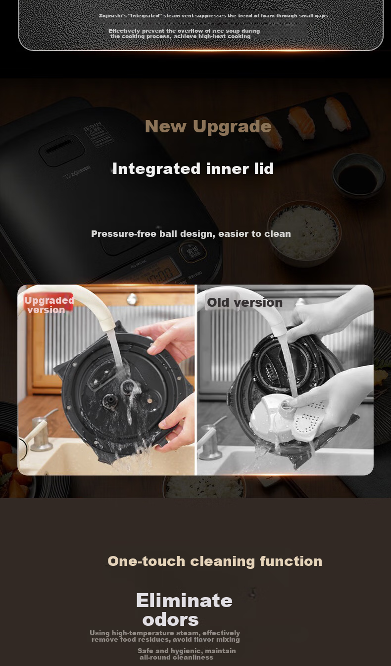 Рисоварка ZO JIRUSHI NW-YAH10C, 3л, индукционный нагрев IH, микродавление, белая