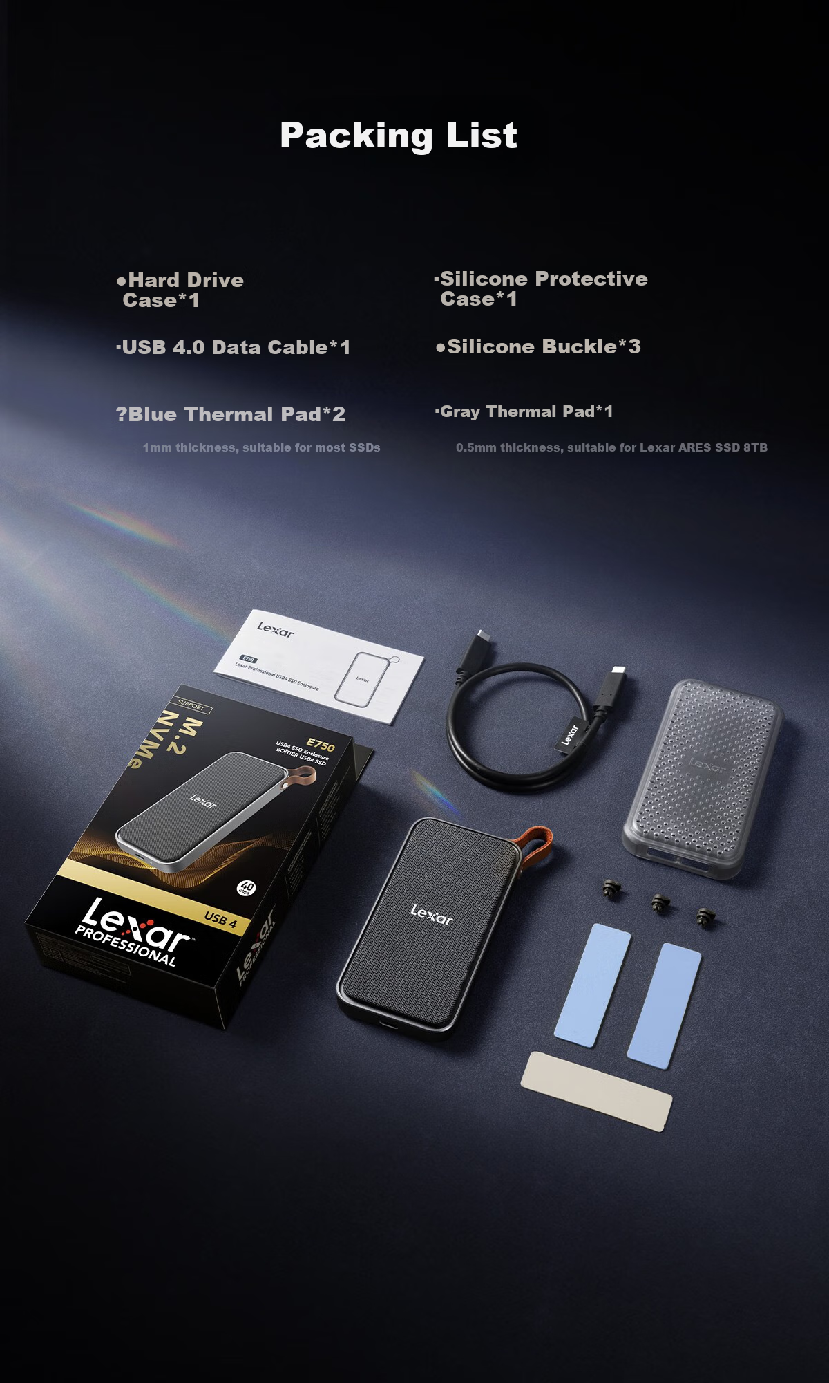 Корпус для M.2 NVMe SSD