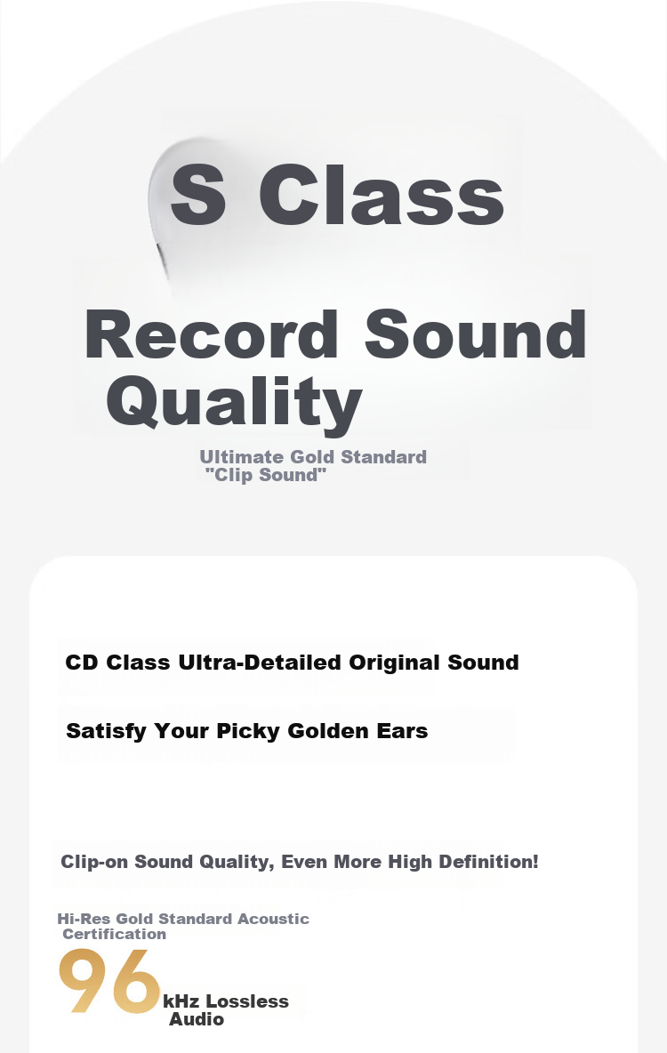 Беспроводные наушники QCY Crossky C30S с зажимом на ухо, открытого типа, Bluetooth 6.0, 40 часов работы, серебристый