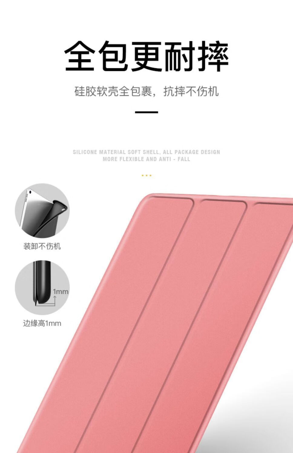 Чехол HBOALG для Redmi Pad Pro 12.1 дюйма, синий, с функцией сна/пробуждения, защитный кожаный чехол-книжка