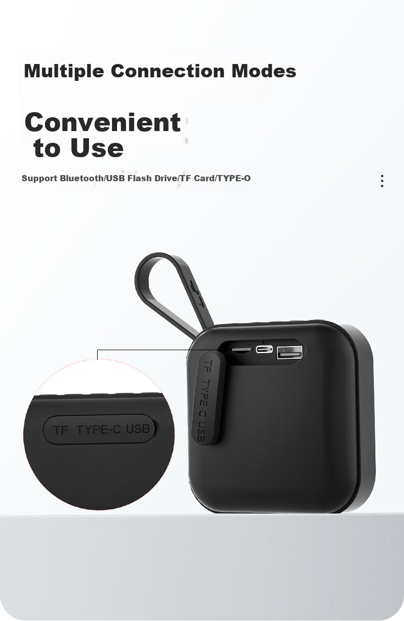 Портативная Bluetooth-колонка Newmine BT519, домашняя настольная мини-аудиосистема, беспроводной портативный сабвуфер, уличная мини-колонка с высокой громкостью, поддержкой оплаты и голосового управления