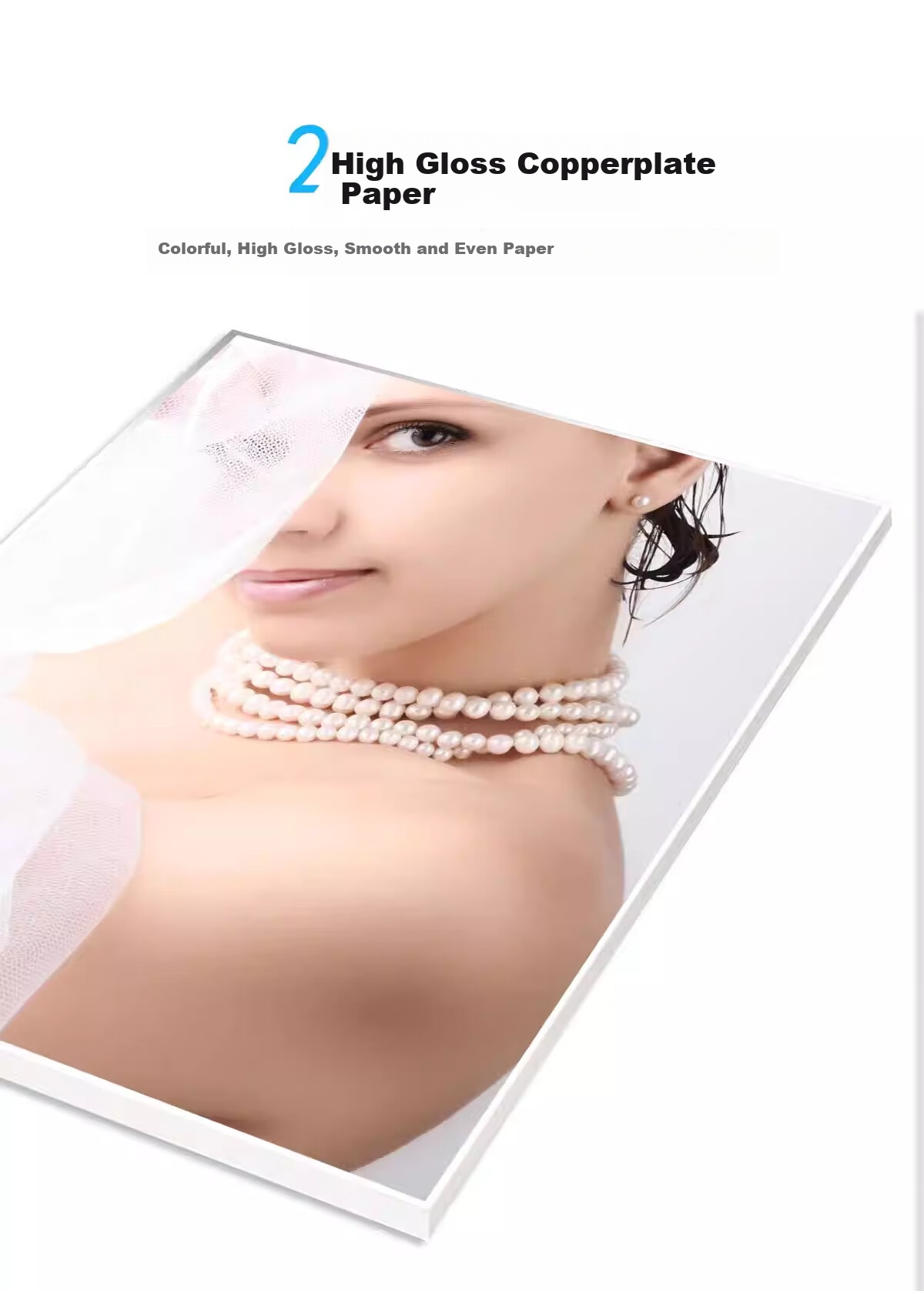 Фотобумага FANTAC A4, 180 г/м², глянцевая, двусторонняя, 50 листов