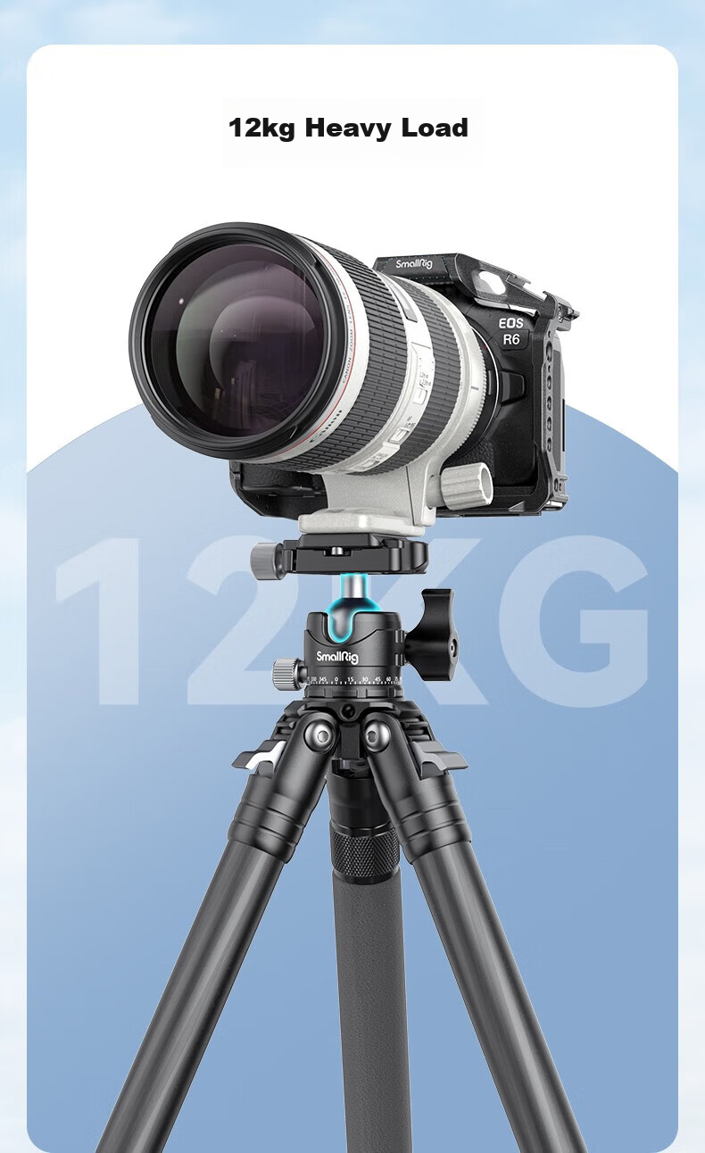 Штатив SmallRig 4059 AP-20 из углеродного волокна для камеры и DSLR, портативный штатив-кардан для путешествий, легкий штатив серии Hidden