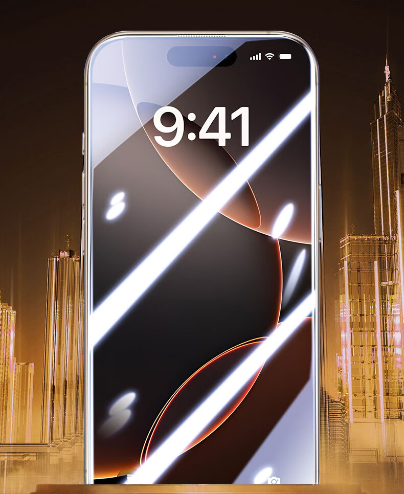 Защитное стекло Smorss для iPhone 16/15, антишпионское, противоударное, полное покрытие