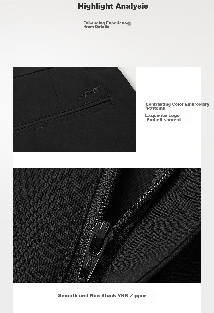 Повседневные брюки HLA для мужчин, модель Casual Pants for Men, легкая бизнес-мода, эластичные брюки с четырехсторонним растяжением, китайский Новый год