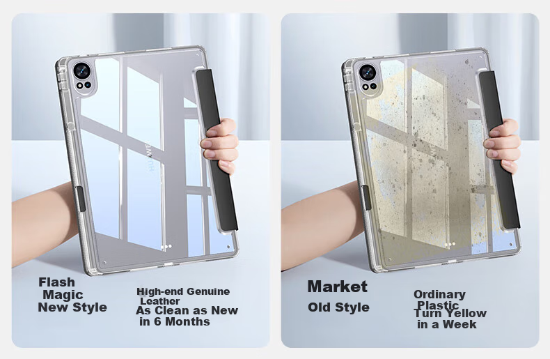 Защитный чехол Shanmo для Huawei MatePad 11.5/11.5S, версия Soft Light/Dynamic, 11.5 дюймов, с держателем для стилуса, серый