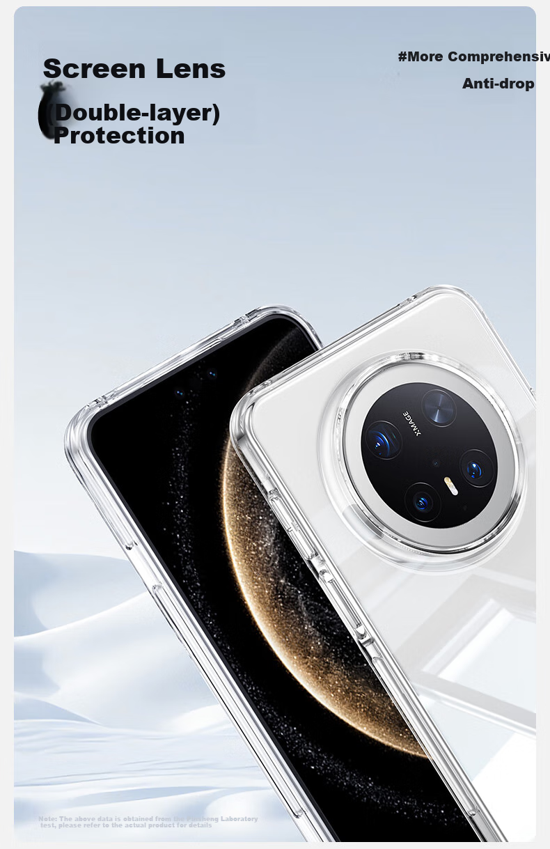 Чехол PISEN для Huawei Mate 70 Pro/Pro+, противоударный, ультратонкий, высокая прозрачность, защита от отпечатков пальцев, прозрачный